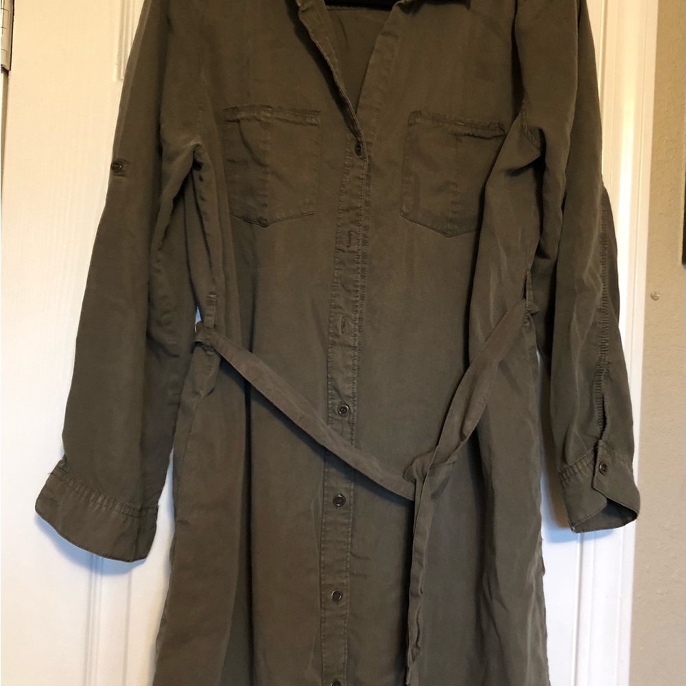Velvet Heart Green Utility dress